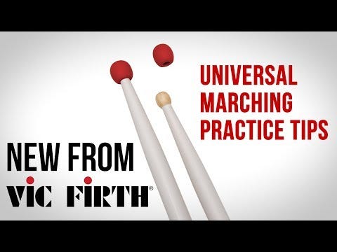 vic-firth-american-classic-embouts-baguettes-marching-x2-paires image 2