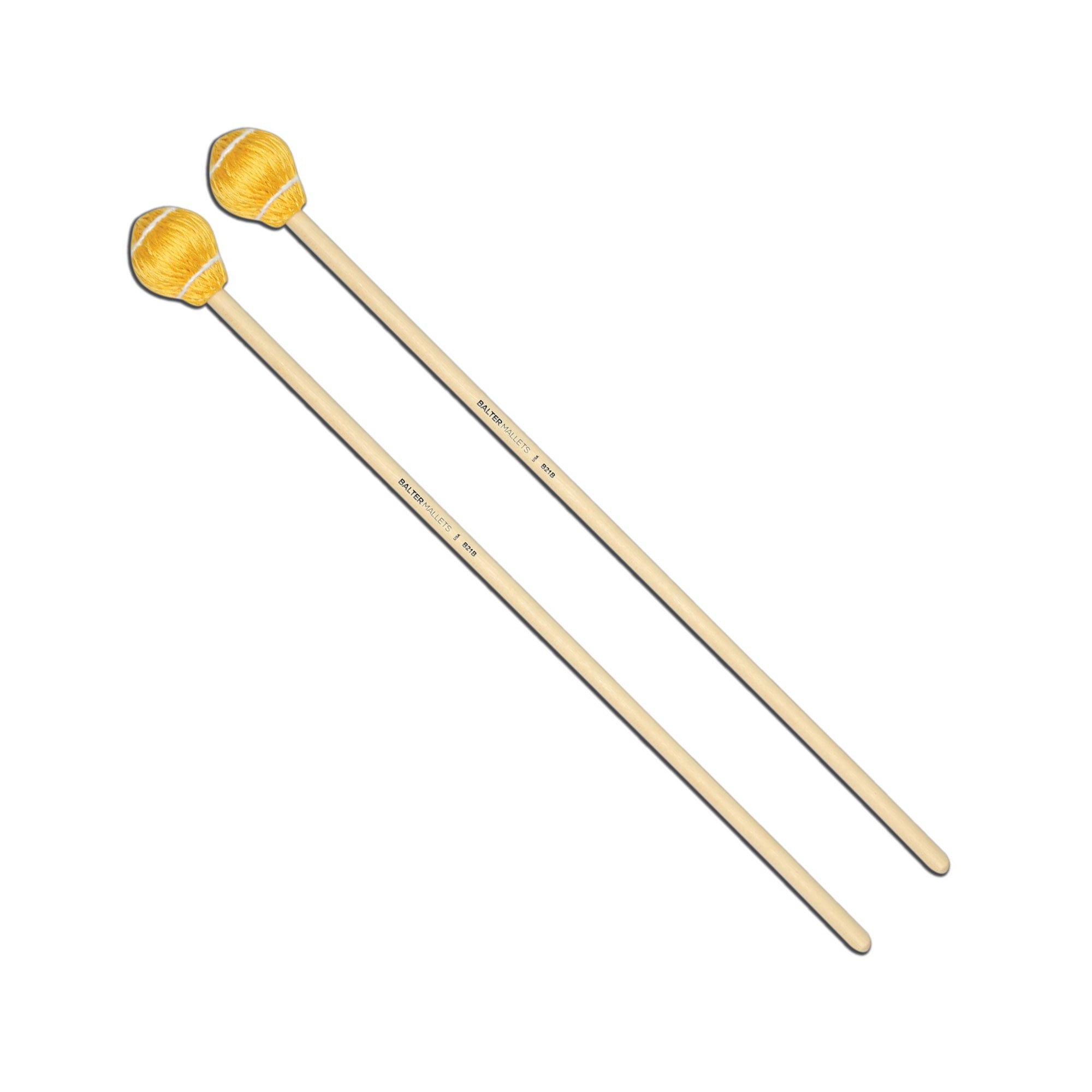 vic-firth-pro-vibe-b21-mailloches-vibraphone-dures-cordes-jaunes image 1