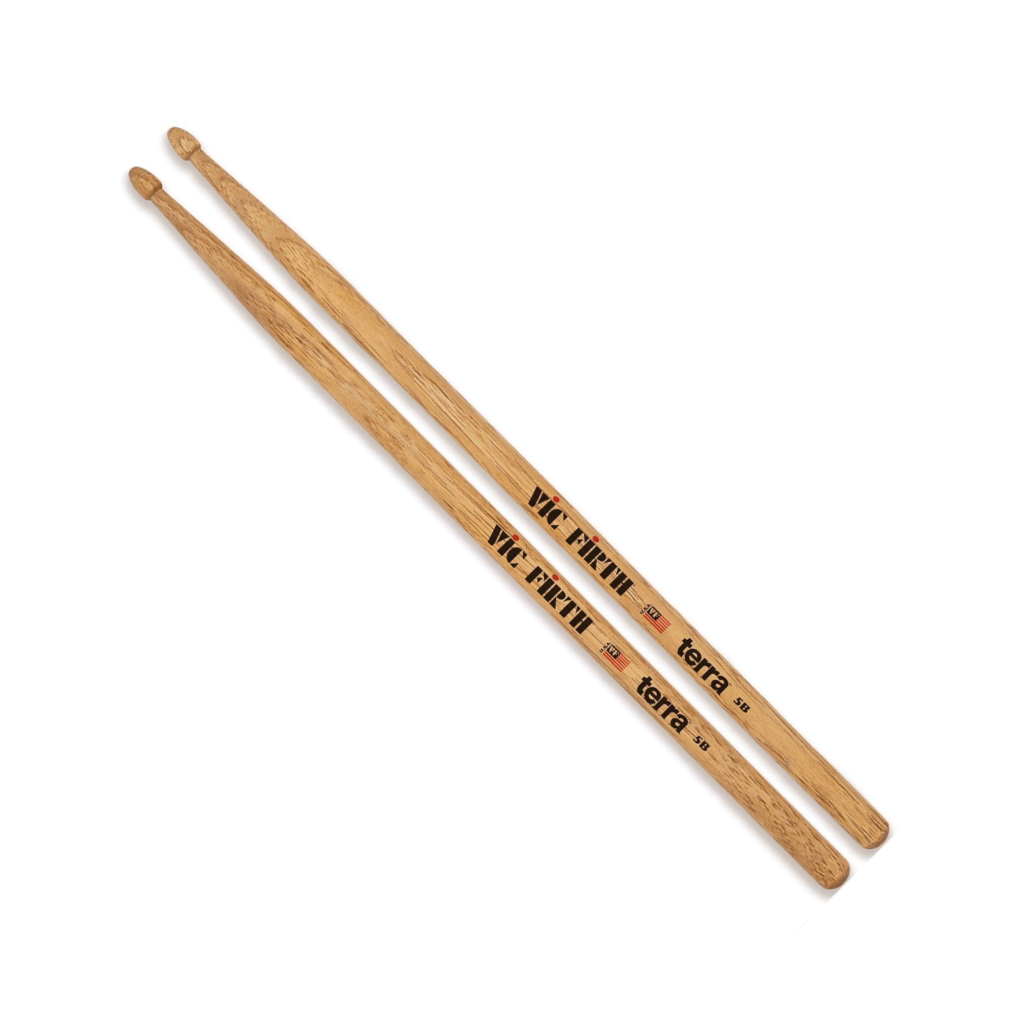 vic-firth-terra-5bt-baguettes-batterie-hickory image 1