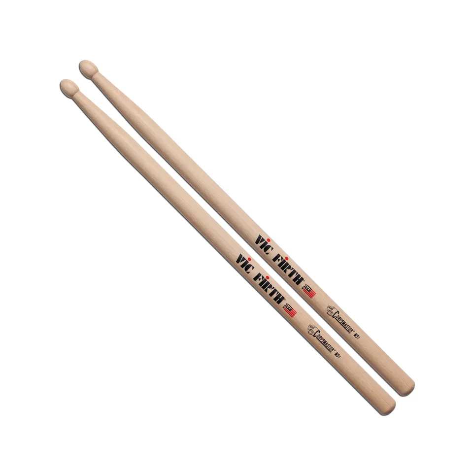 vic-firth-corpsmaster-ms1-baguettes-caisse-claire-olive-bois image 1