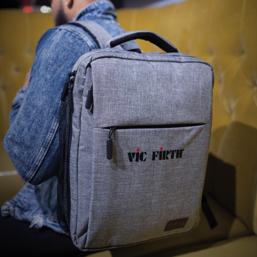 vic-firth-american-classic-gray-sac-dos-gris-voyage-baguettes image 4