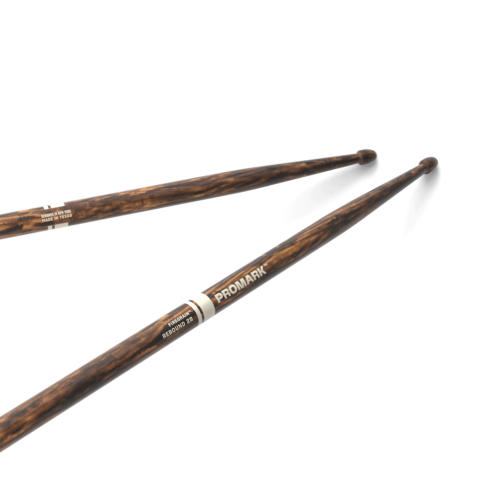 promark-firegrain-rebound-2b-baguettes-batterie-hickory-pointe-bois image 1