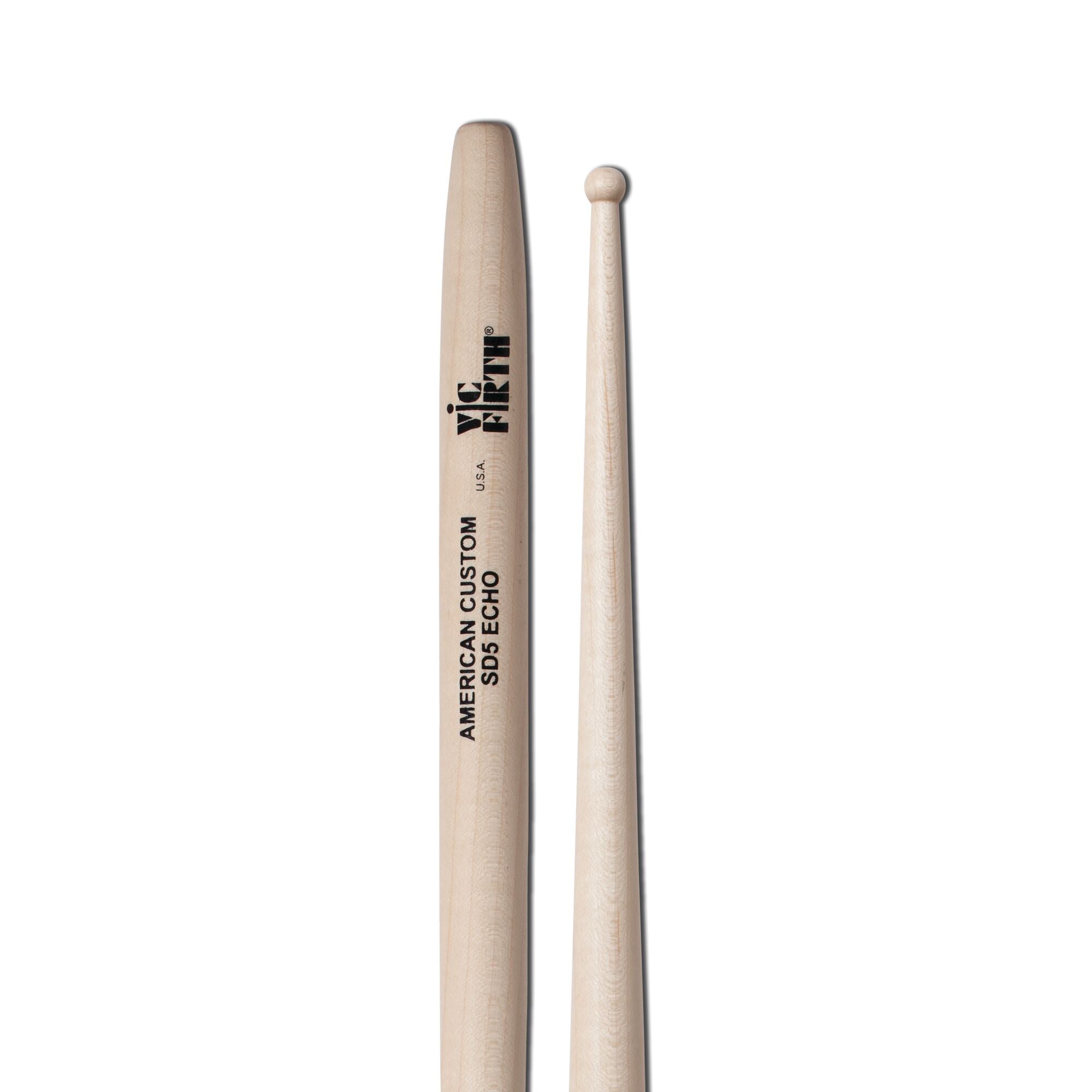 vic-firth-american-custom-sd5-echo-baguettes-batterie image 4