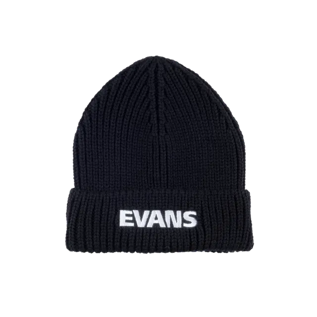 evans-beanie-bonnet-noir-chaud-logo-brod-taille-unique image 1
