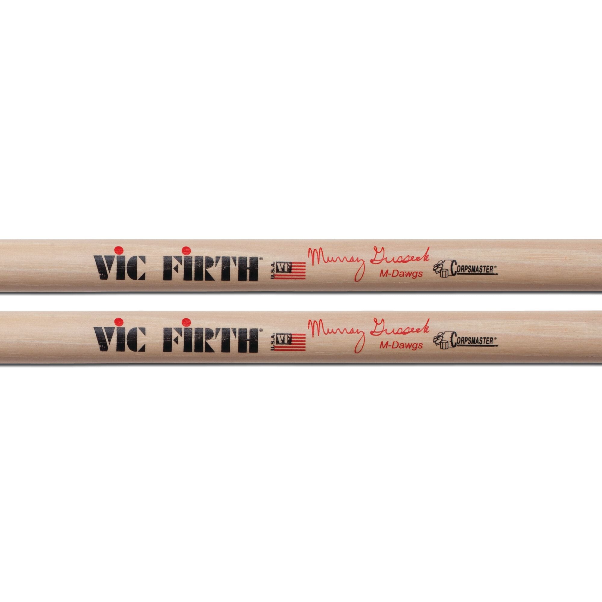 vic-firth-corpsmaster-murray-gusseck-baguettes-caisse-claire-marching image 2