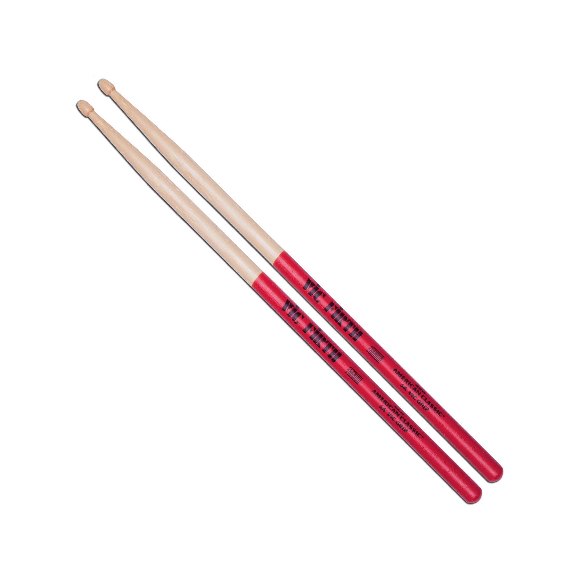 vic-firth-american-classic-5a-baguettes-batterie-vic-grip image 1