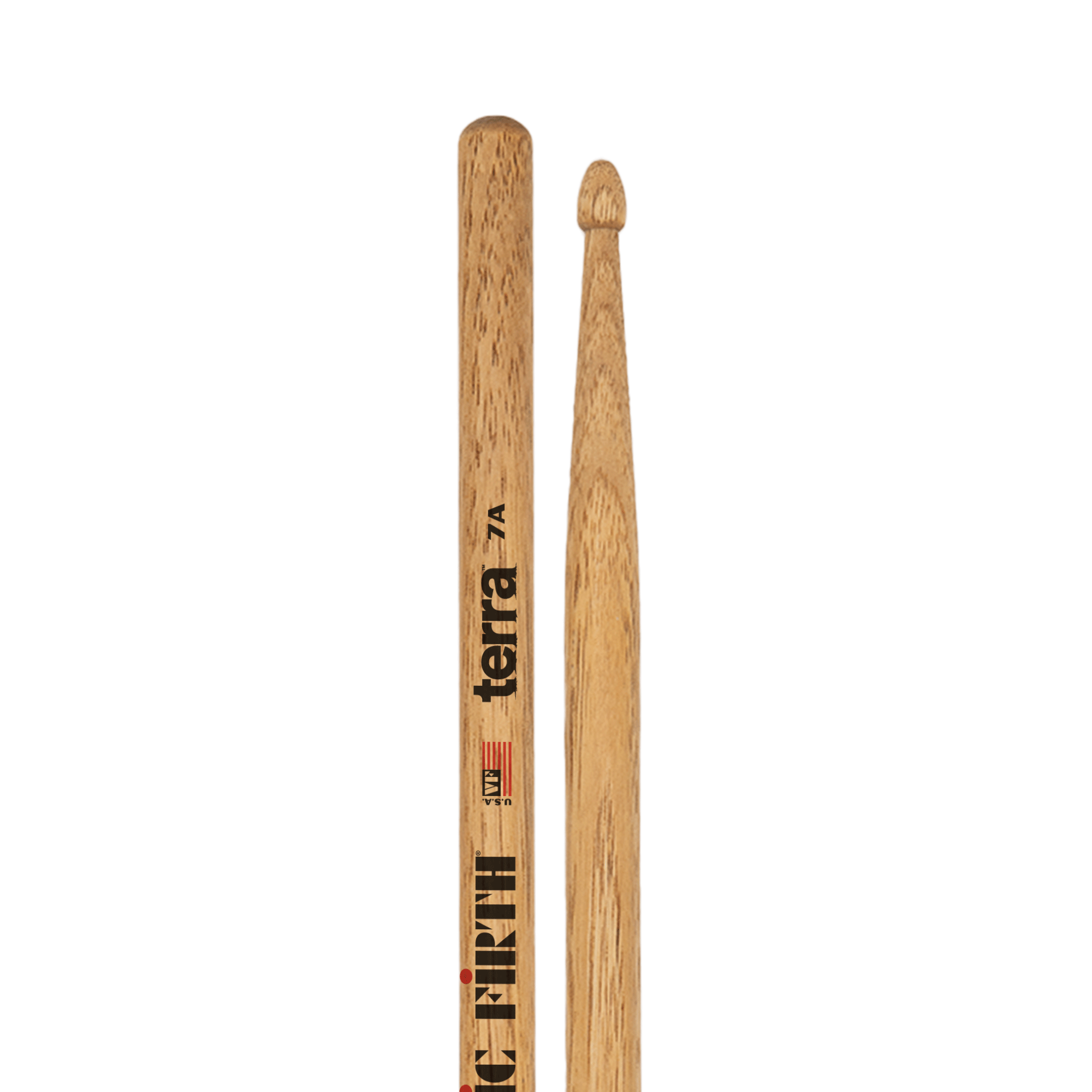 vic-firth-terra-7at-baguettes-batterie-hickory-pack-4-paires image 4