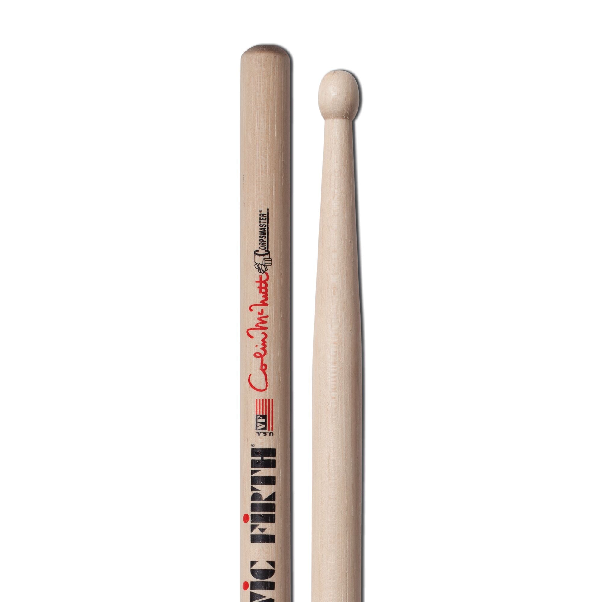 vic-firth-corpsmaster-colin-mcnutt-baguettes-marching-snare image 4