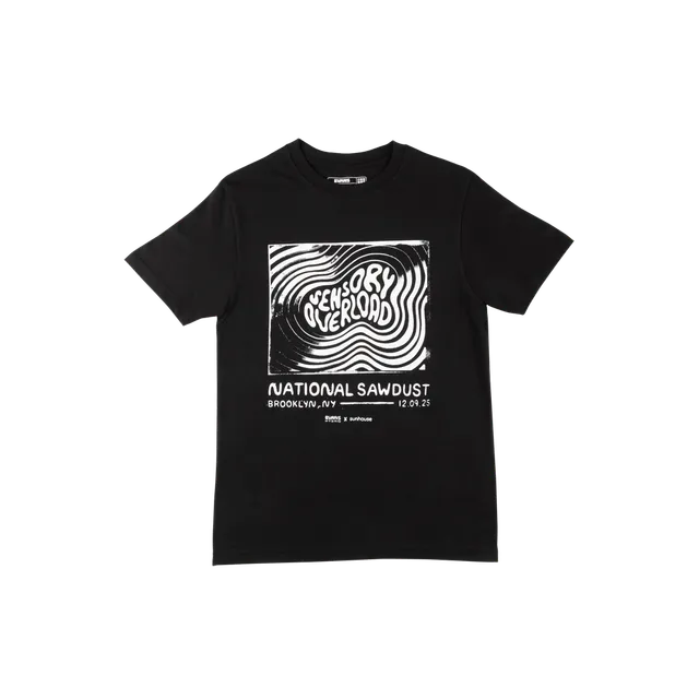 evans-sensory-overload-t-shirt-noir-coton-col-rond image 1