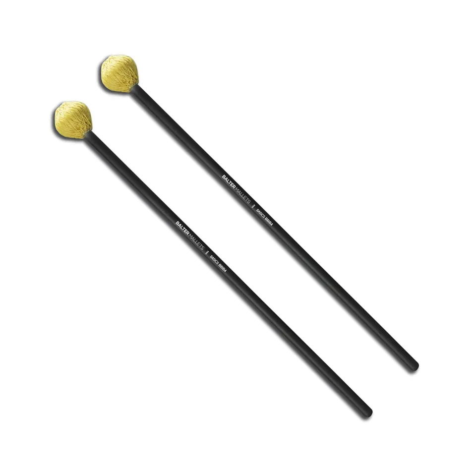 vic-firth-balter-basics-bbb4-mailloches-clavier-dur-jaune image 1
