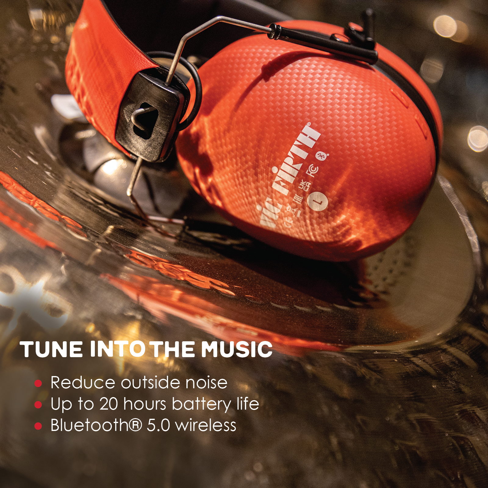 vic-firth-casque-batteur-bluetooth-isolation-20-db image 6
