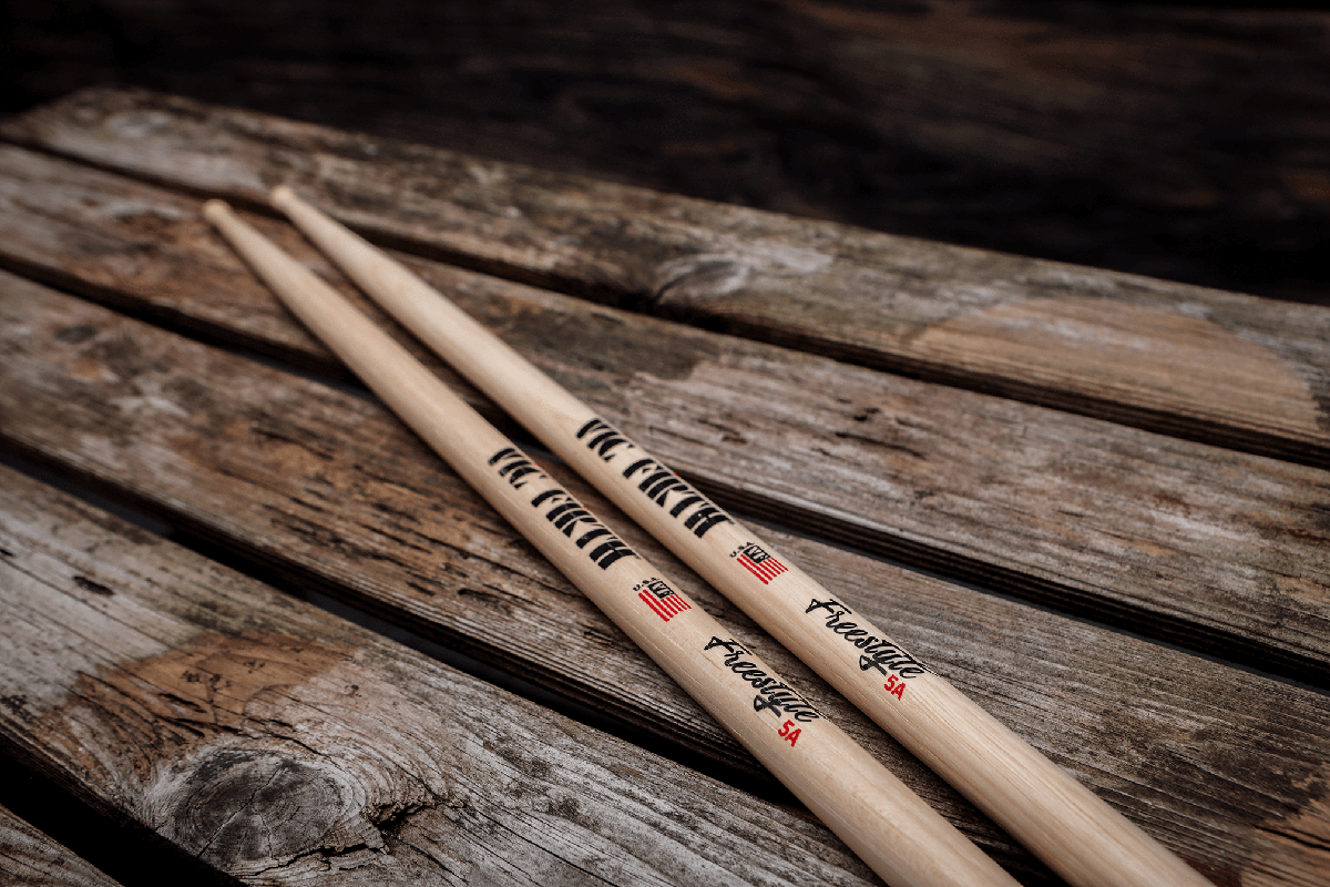 vic-firth-american-concept-freestyle-5a-baguettes-batterie-pointe-bois image 6