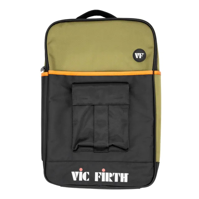 vic-firth-american-classic-sac-dos-batteur-vert-noir-tech image 1