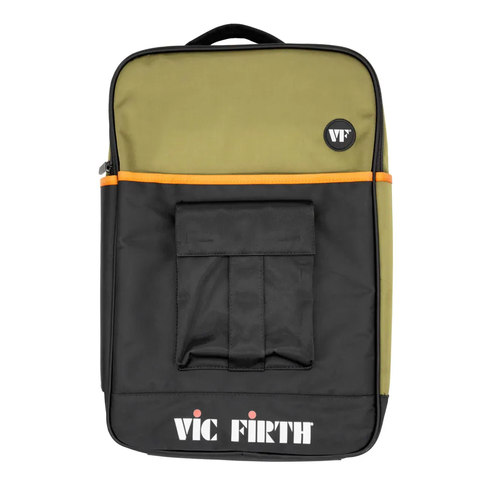 vic-firth-american-classic-sac-dos-batteur-vert-noir-tech image 1