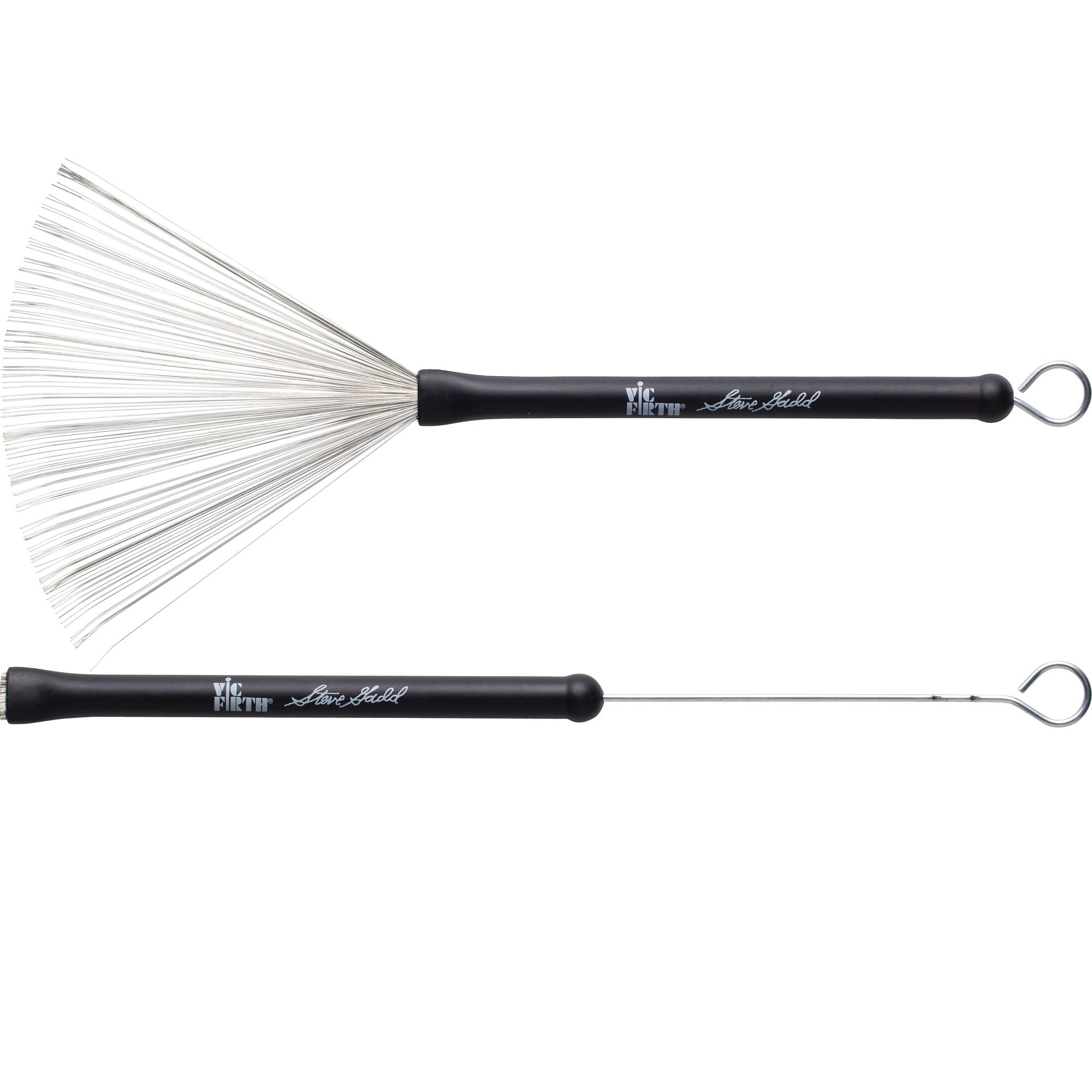 vic-firth-brushes-steve-gadd-balais-batterie-fils-m-tal-r-tractables image 1