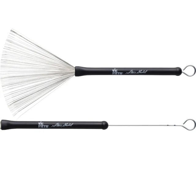 vic-firth-brushes-steve-gadd-balais-batterie-fils-m-tal-r-tractables image 1