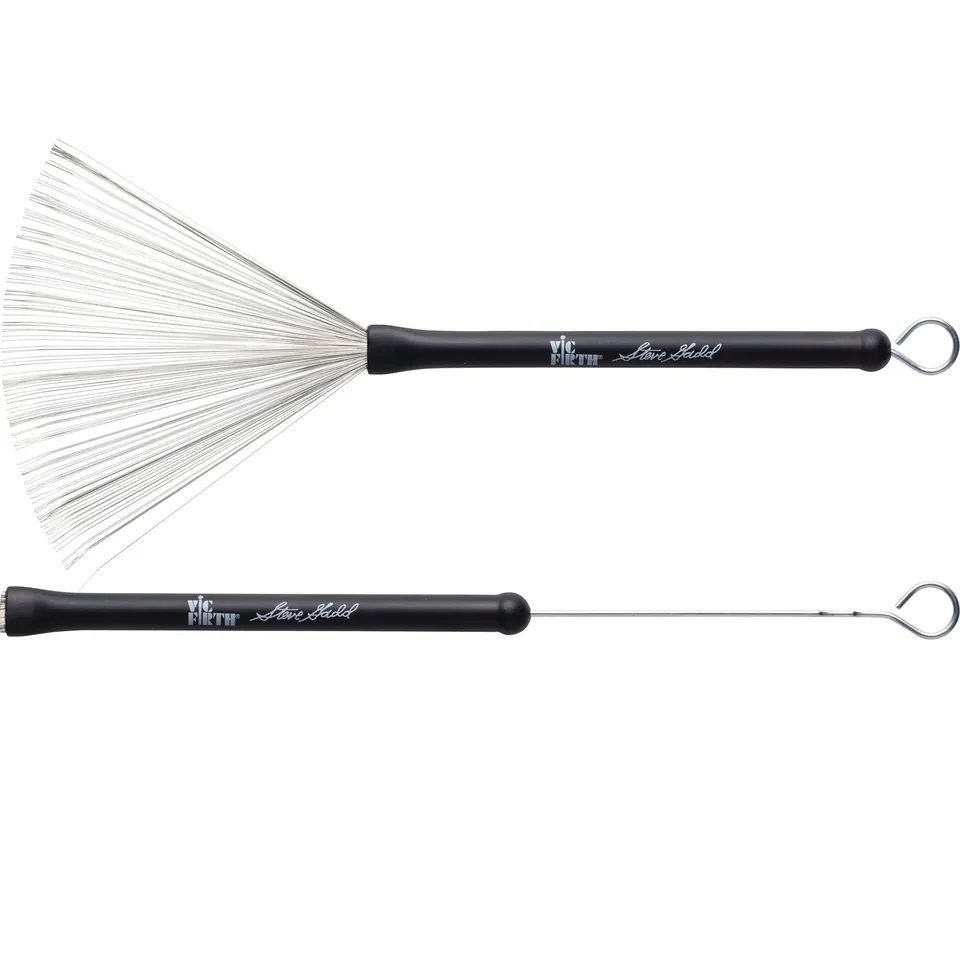 vic-firth-brushes-steve-gadd-balais-batterie-fils-m-tal-r-tractables image 1