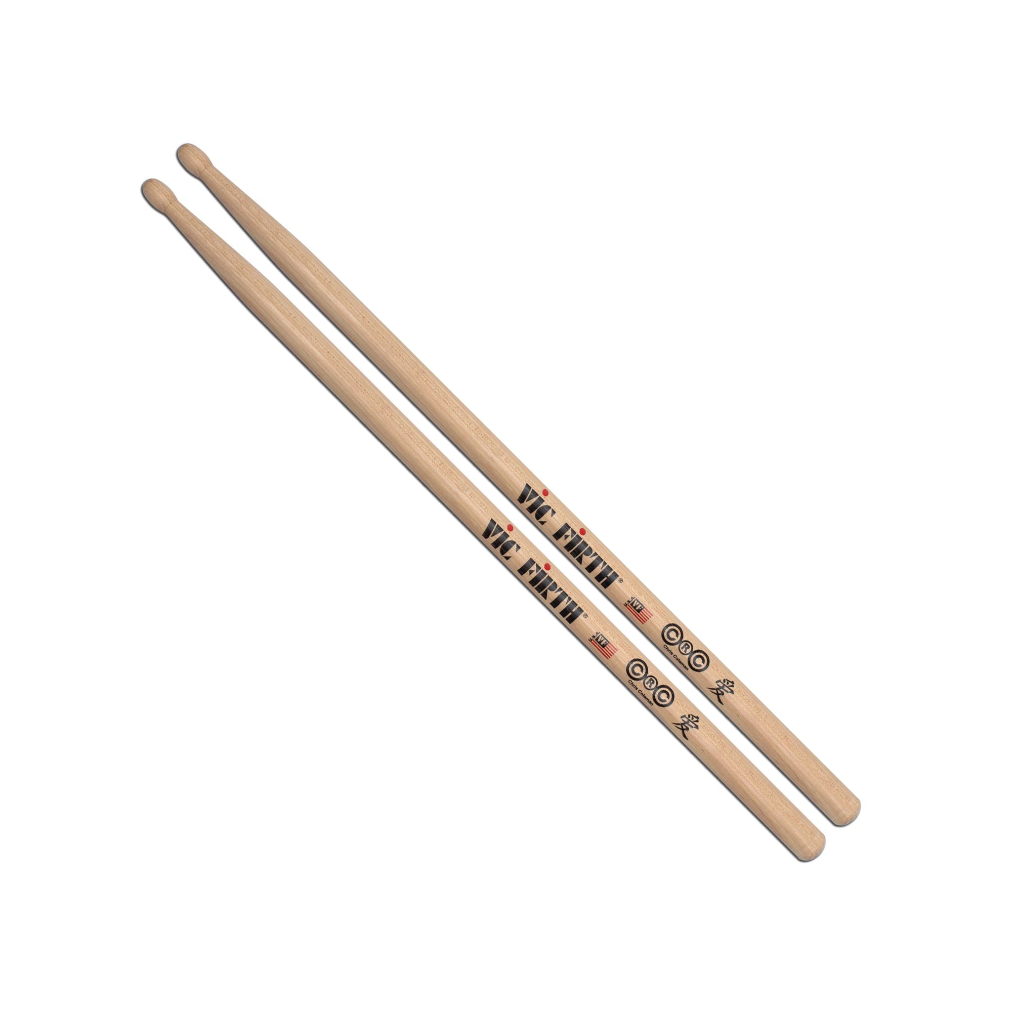 vic-firth-signature-chris-coleman-baguettes-batterie-hickory image 1