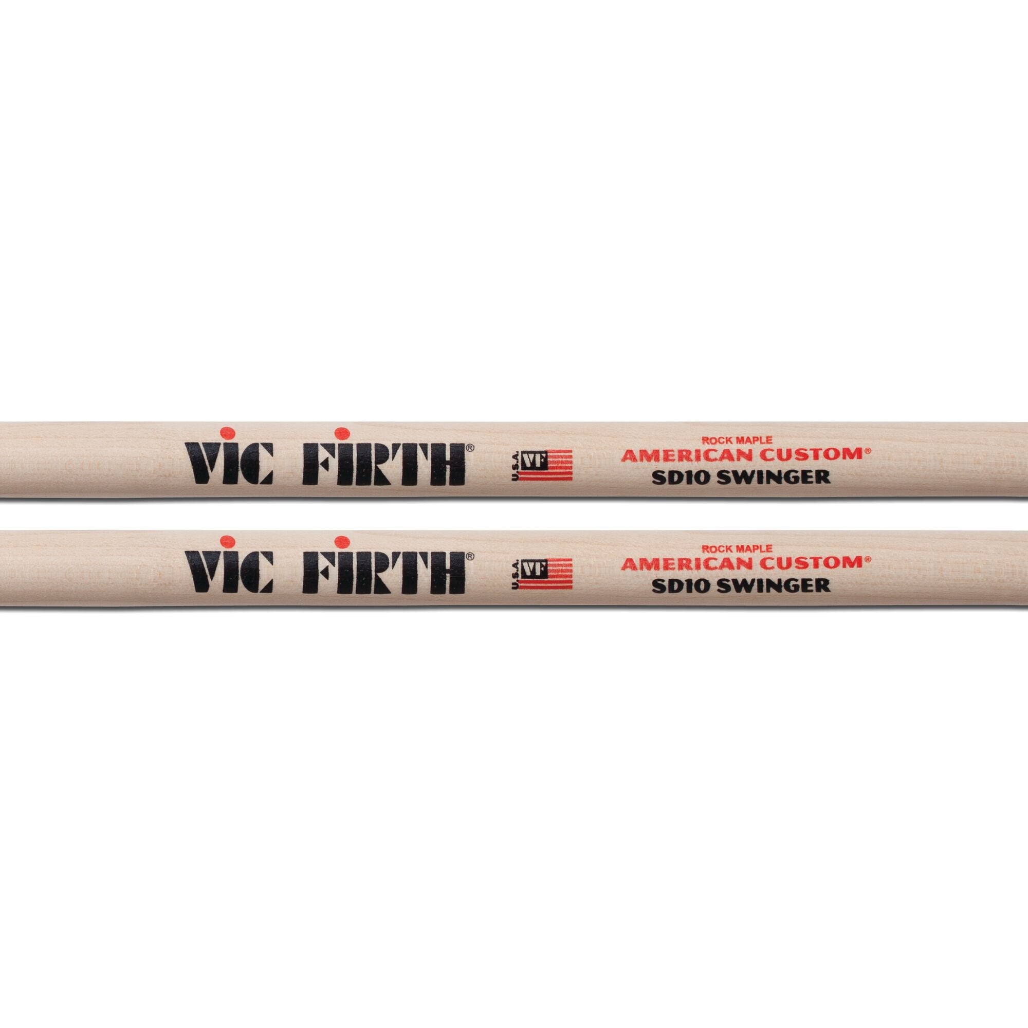 vic-firth-american-custom-sd10-swinger-baguettes-batterie image 2