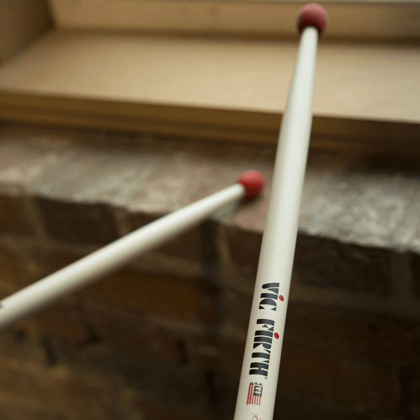 vic-firth-american-classic-embouts-baguettes-marching-x2-paires image 3