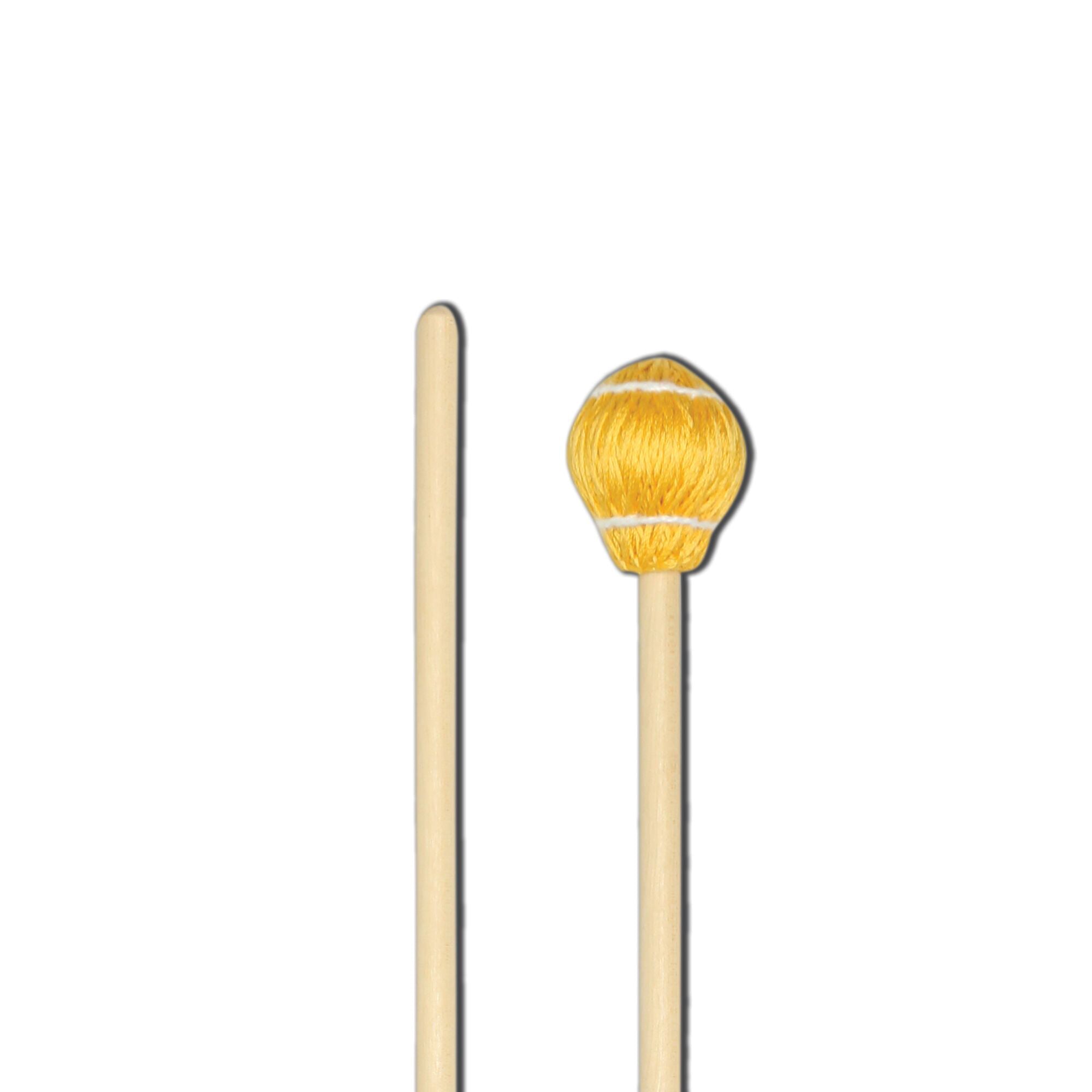 vic-firth-pro-vibe-b21-mailloches-vibraphone-dures-cordes-jaunes image 4