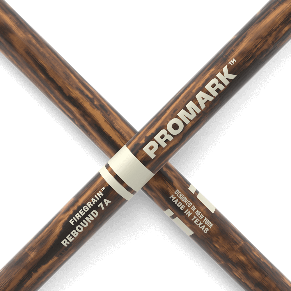 promark-firegrain-rebound-7a-baguettes-batterie-hickory image 5