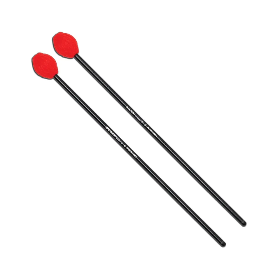 vic-firth-balter-basics-bbb3-mailloches-yarn-rouge-souple image 1