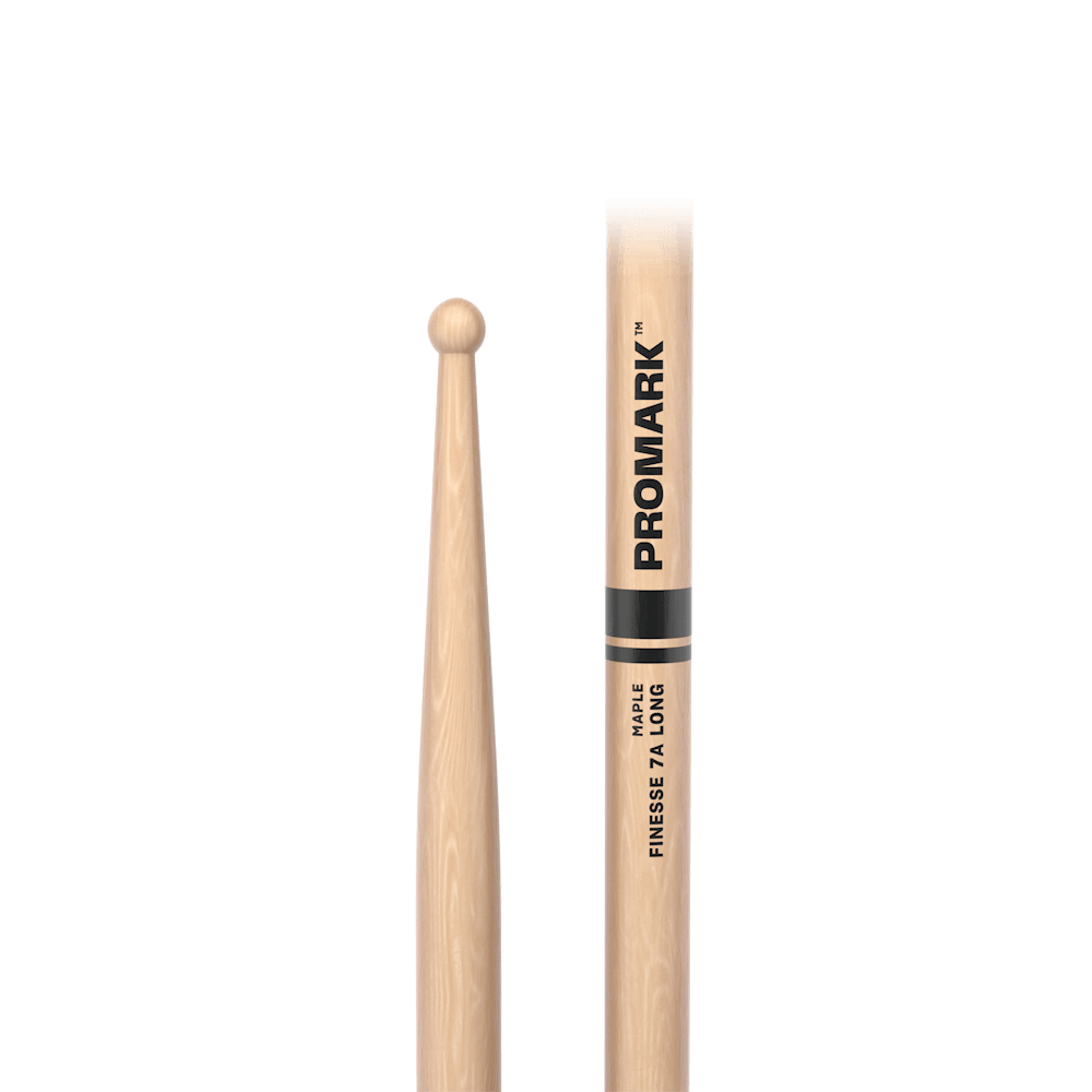 promark-finesse-7a-long-baguettes-batterie-rable-olive-bois image 2