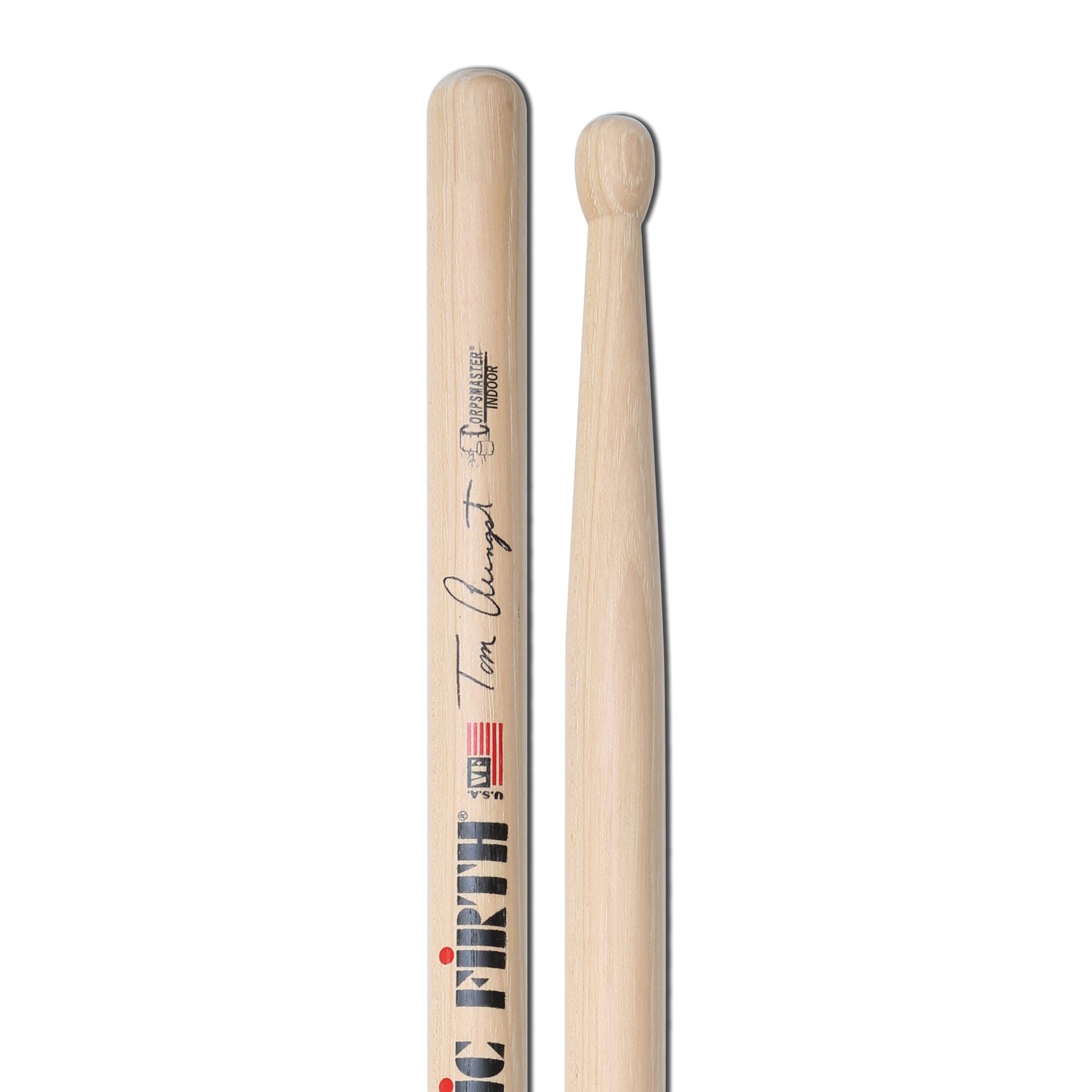 vic-firth-corpsmaster-tom-aungst-baguettes-indoor-caisse-claire image 4