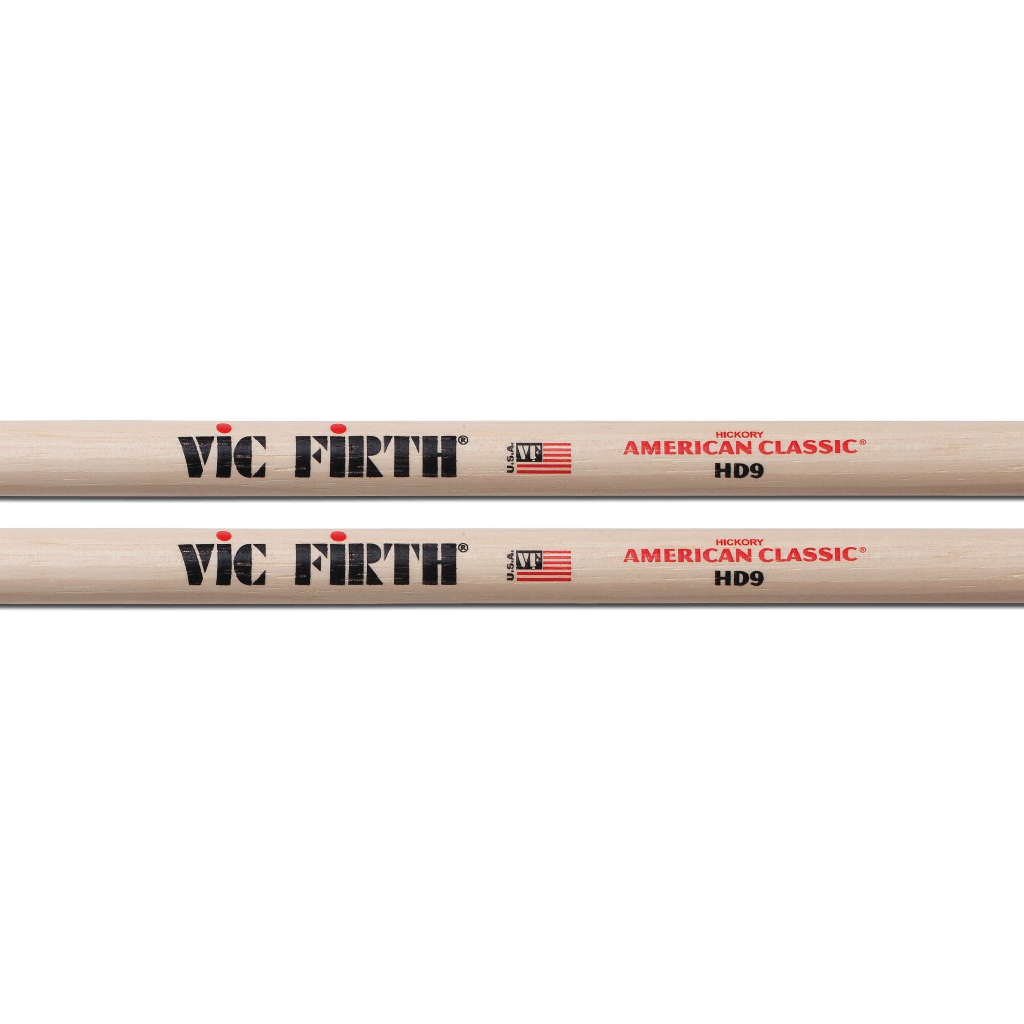 vic-firth-american-classic-hd9-baguettes-batterie-hickory image 2