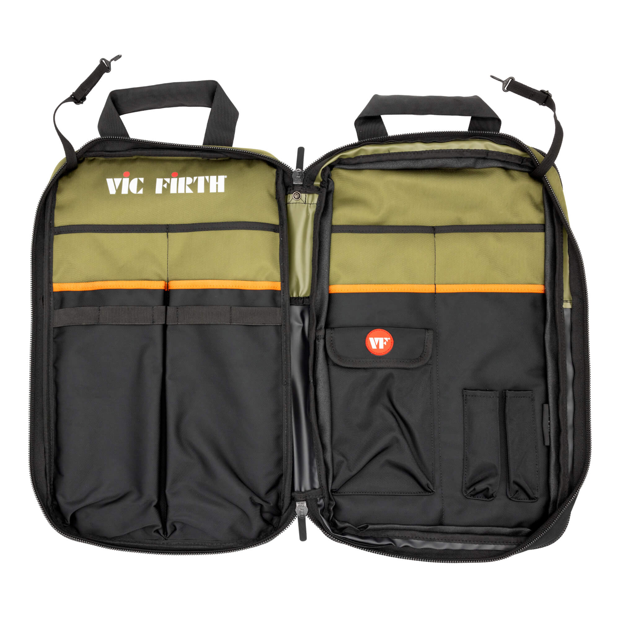 vic-firth-american-classic-housse-baguettes-vert-noir-pro image 2