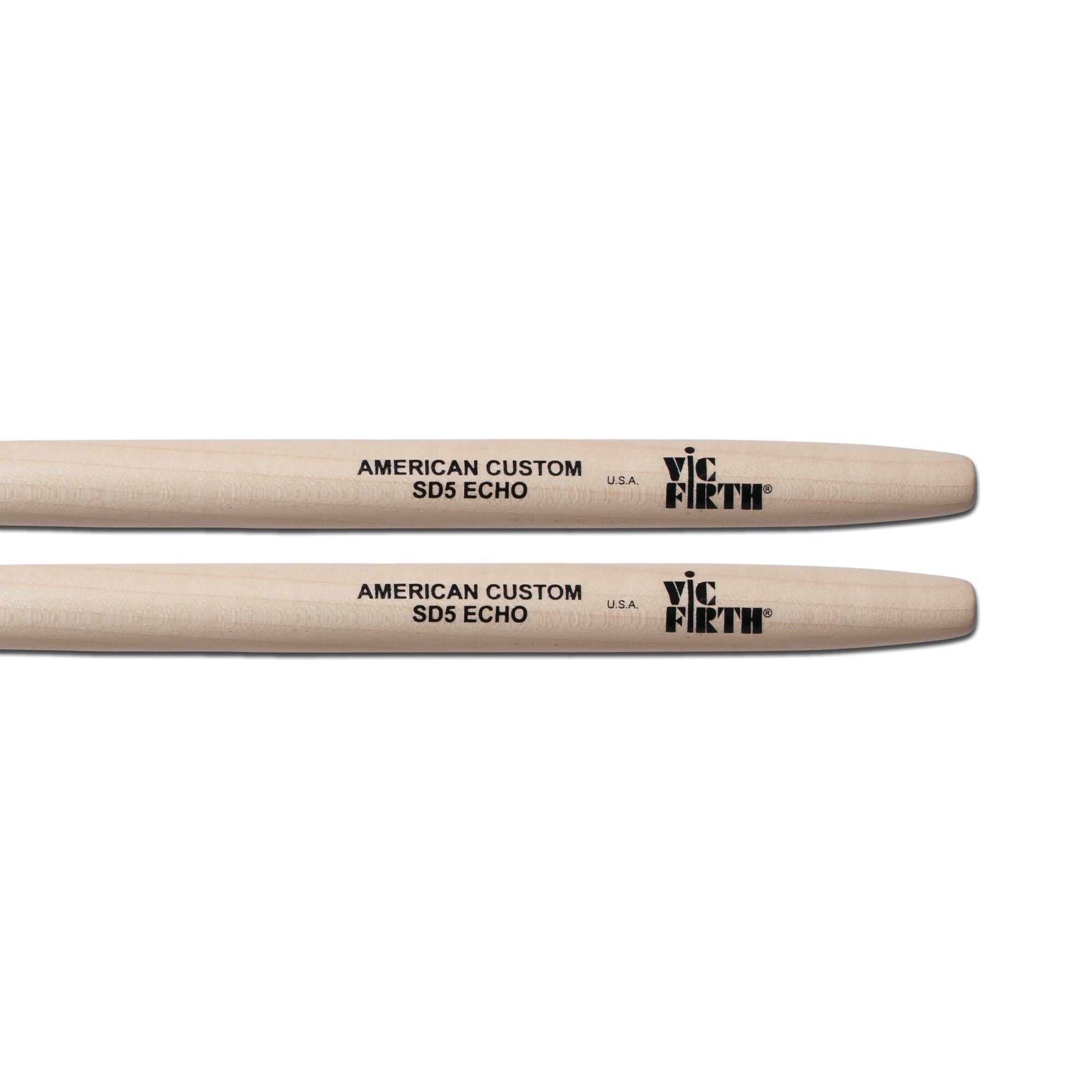 vic-firth-american-custom-sd5-echo-baguettes-batterie image 2