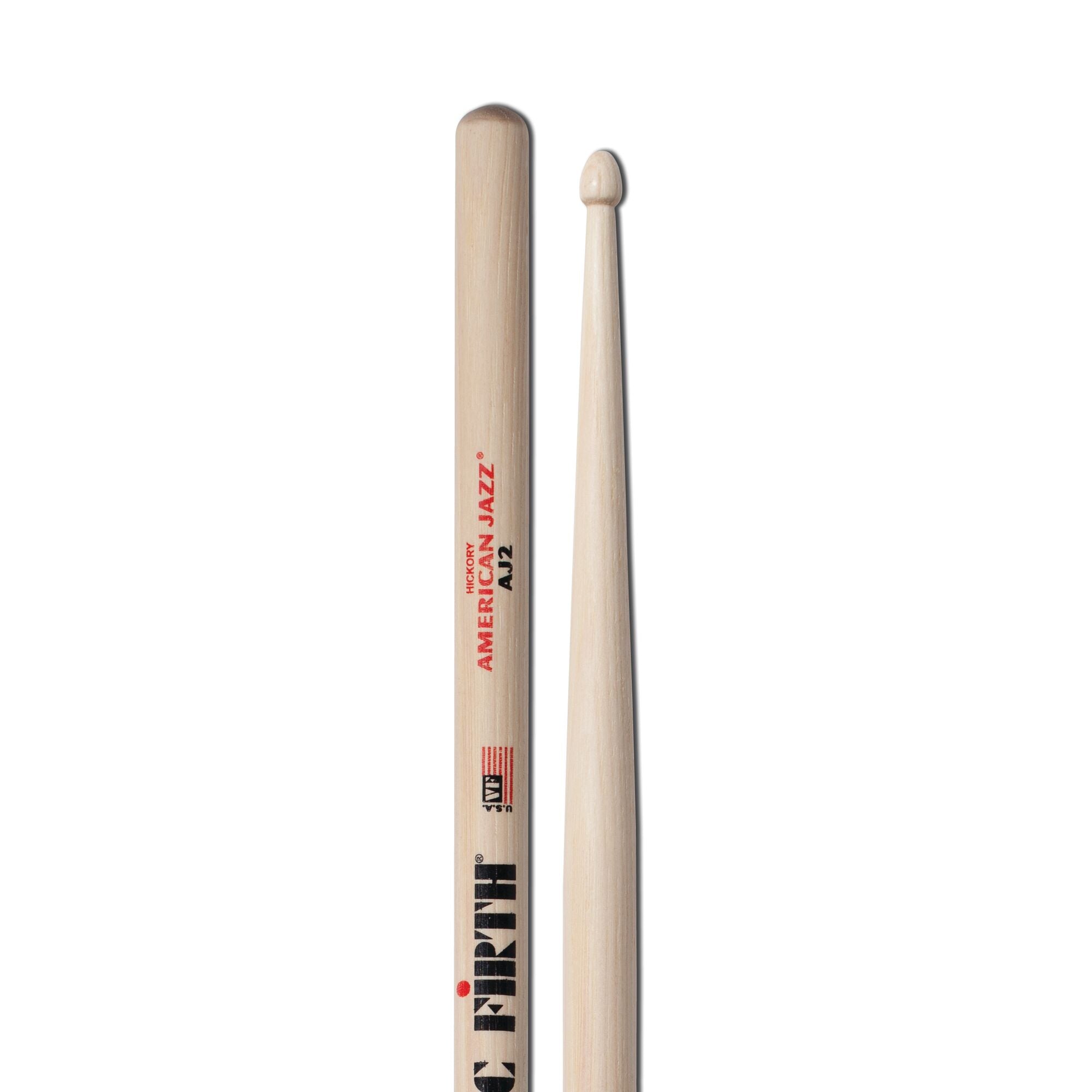vic-firth-american-jazz-2-baguettes-batterie-bois image 4