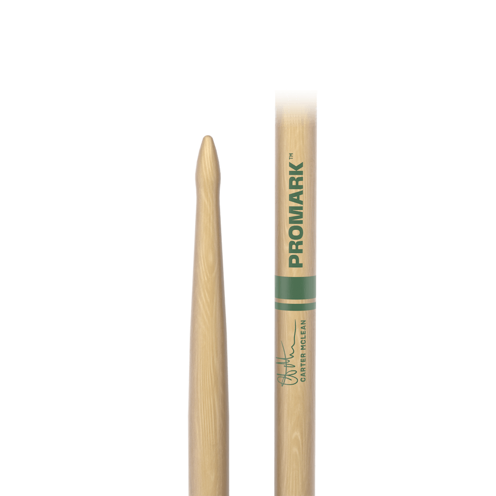 promark-signature-carter-mclean-baguettes-batterie-hickory image 2
