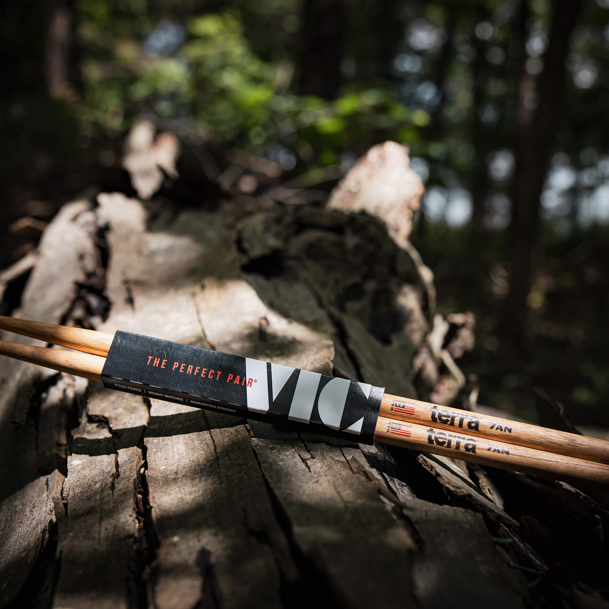 vic-firth-terra-7atn-baguettes-batterie-hickory-nylon image 5