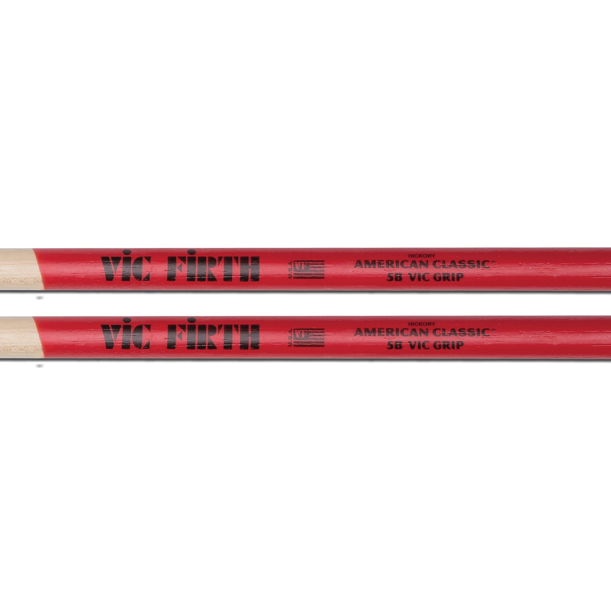 vic-firth-american-classic-5b-vic-grip-baguettes-batterie image 2