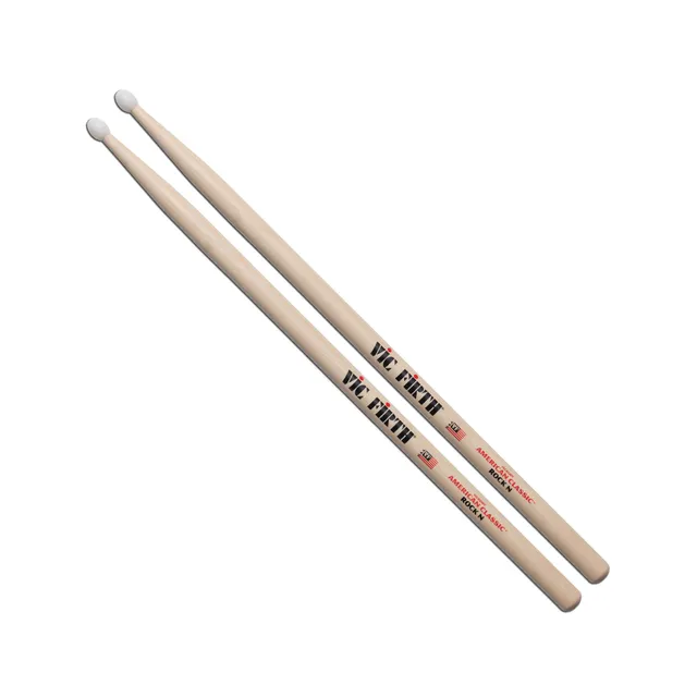 vic-firth-american-classic-rock-baguettes-batterie-nylon-hickory image 1
