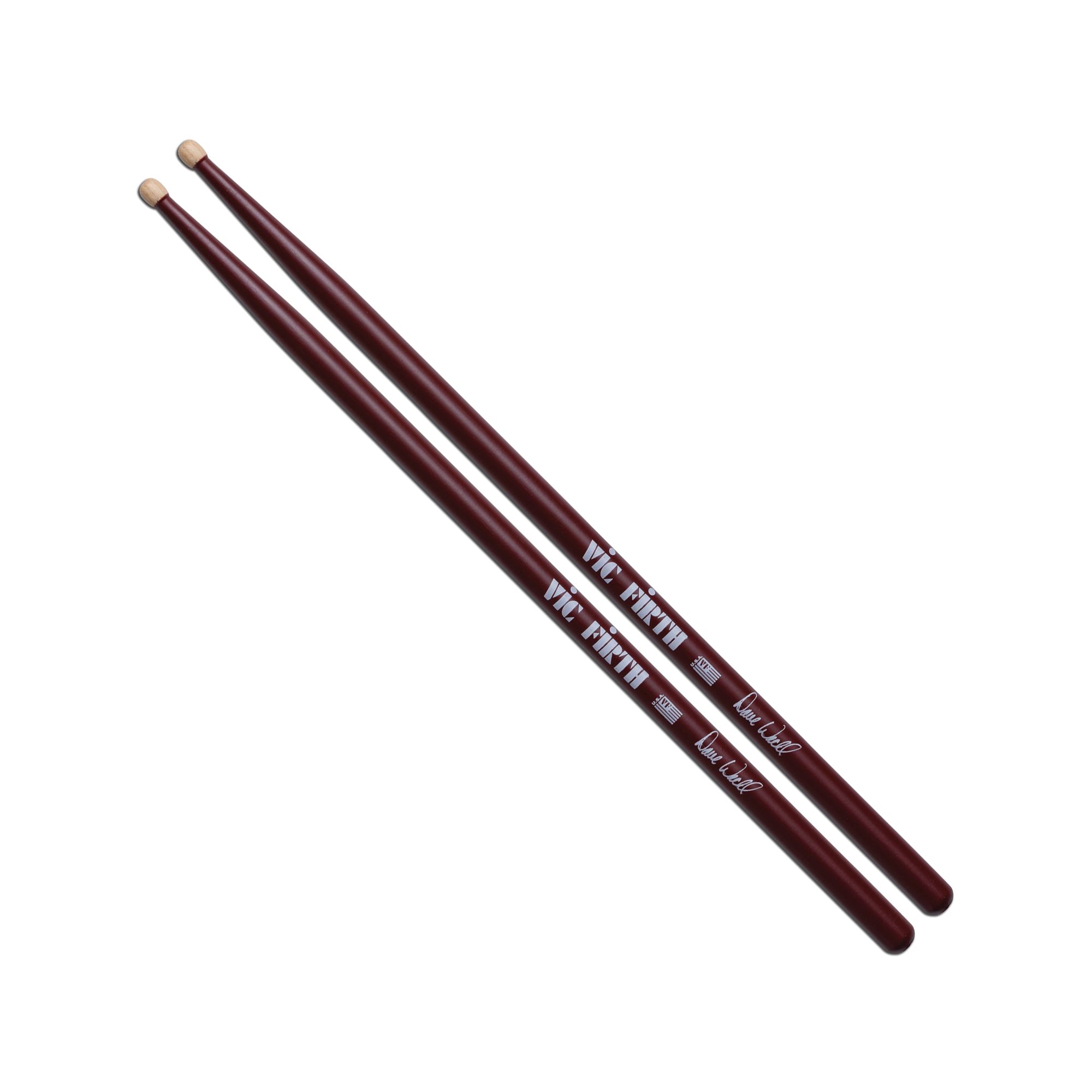 vic-firth-signature-dave-weckl-baguettes-batterie-bois image 1