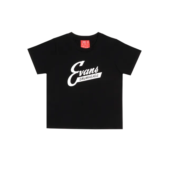 evans-retro-t-shirt-femme-cropped-noir-100-coton image 1