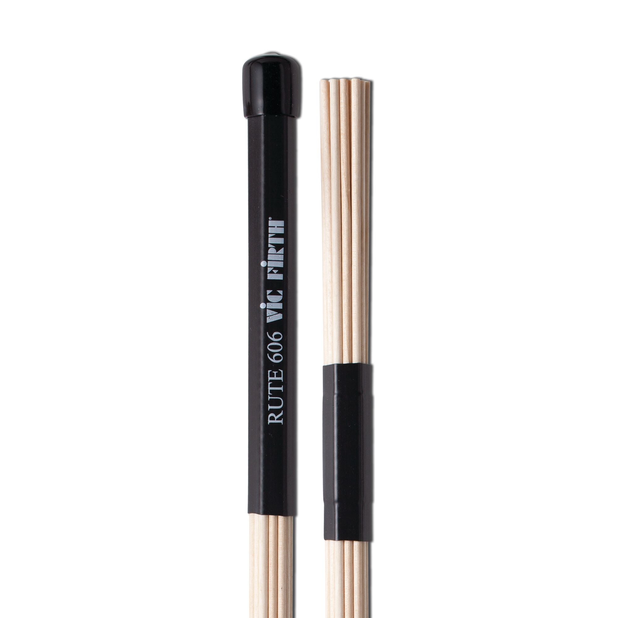 vic-firth-rute-606-balais-batterie-19-b-tons-manche-caoutchouc image 4