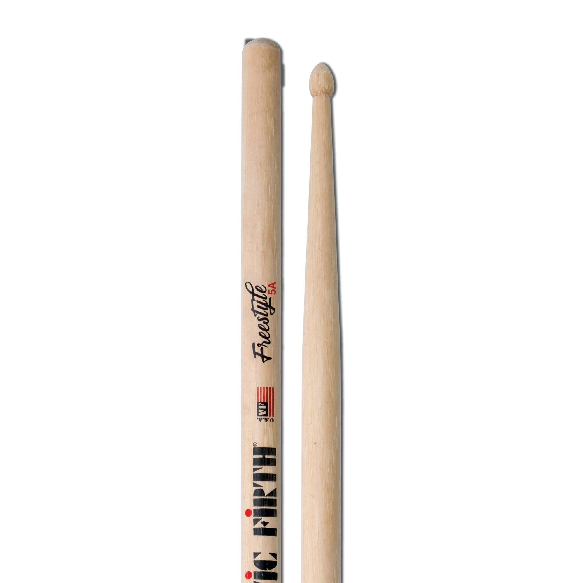 vic-firth-american-concept-freestyle-5a-baguettes-batterie-pointe-bois image 4