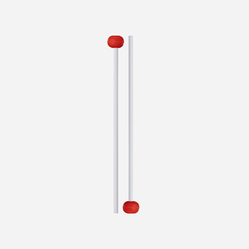 promark-discovery-fpr30-maillets-orff-caoutchouc-dur-rouge image 2
