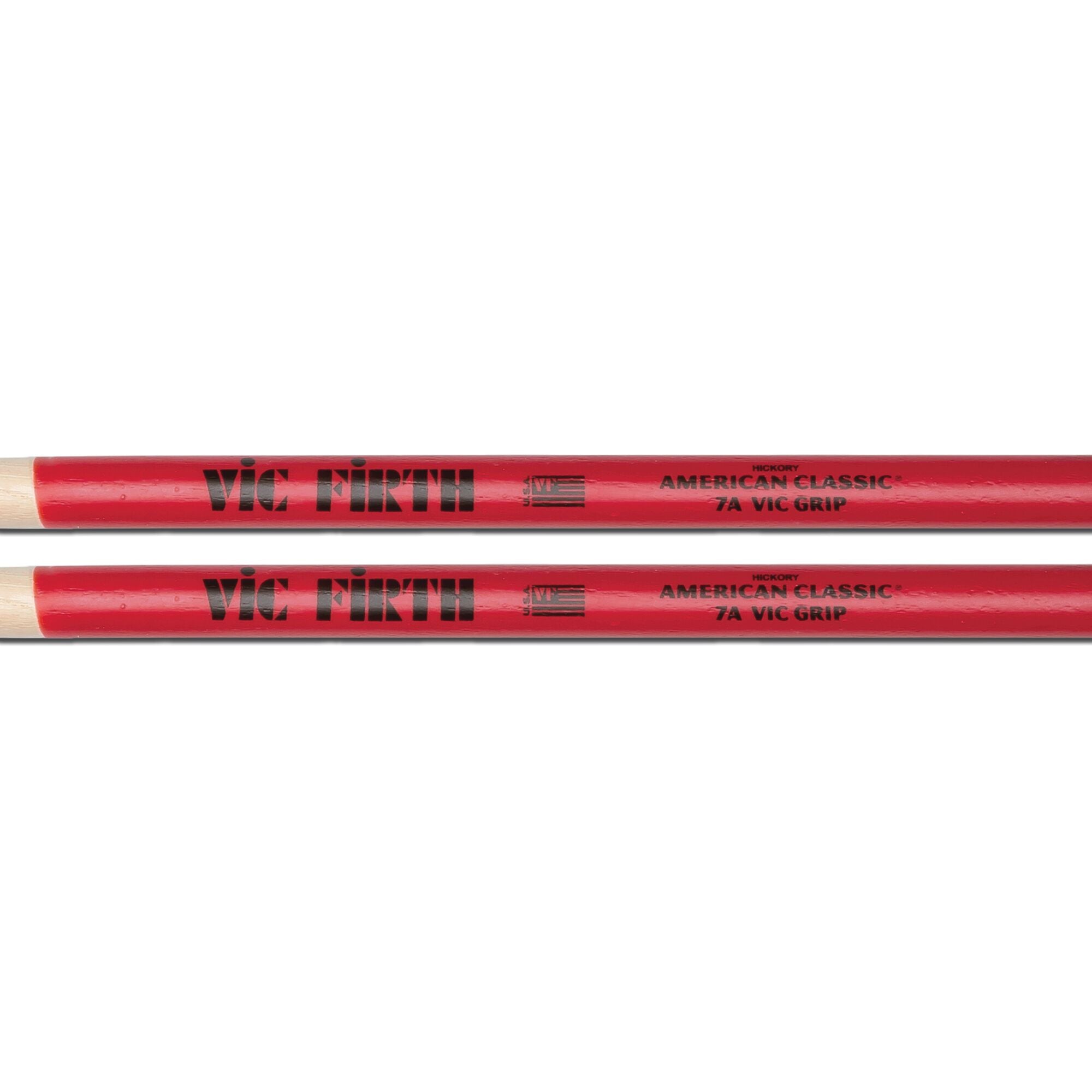 vic-firth-american-classic-7a-vic-grip-baguettes-de-batterie image 2