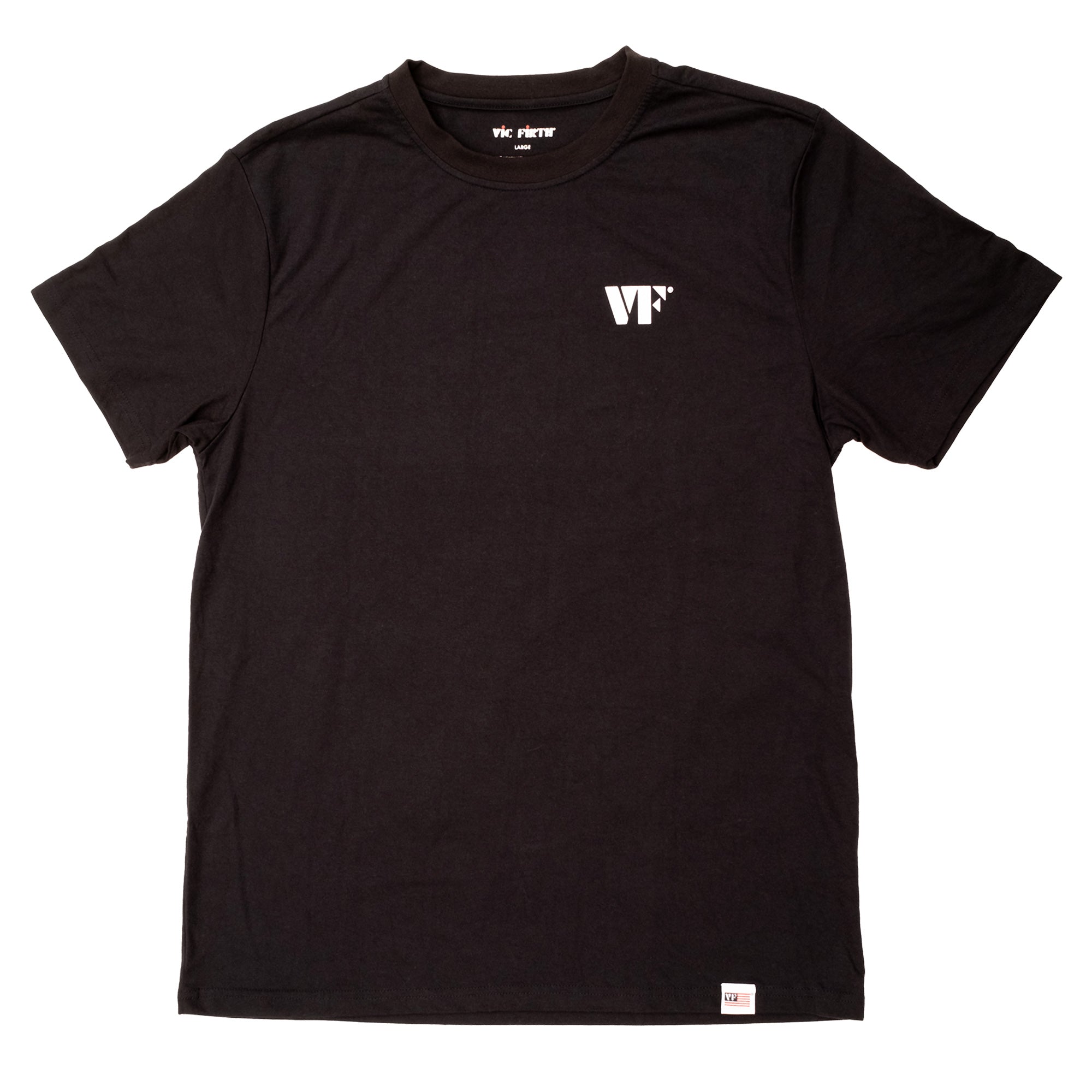 vic-firth-american-classic-hickory-tee-t-shirt-batteur-noir image 1