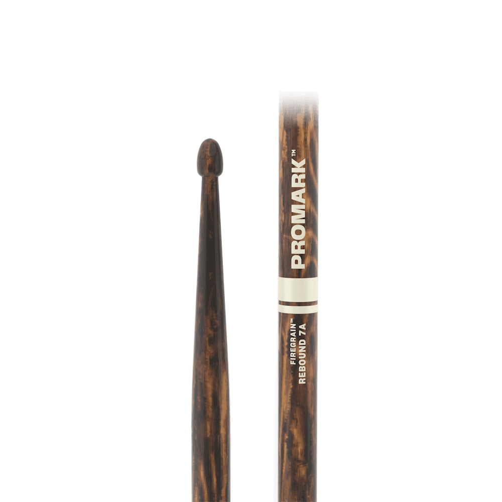 promark-firegrain-rebound-7a-baguettes-batterie-hickory image 2