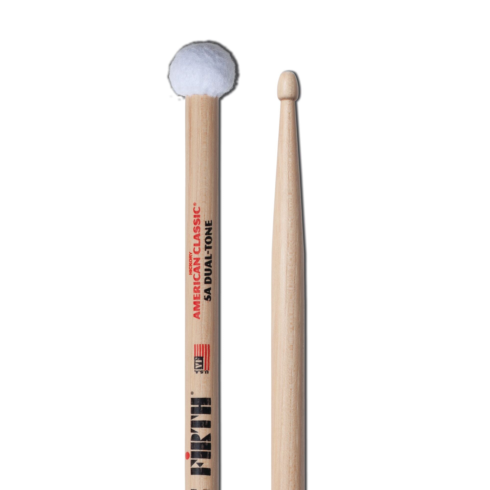 vic-firth-american-classic-5a-dual-tone-baguettes-feutre image 4