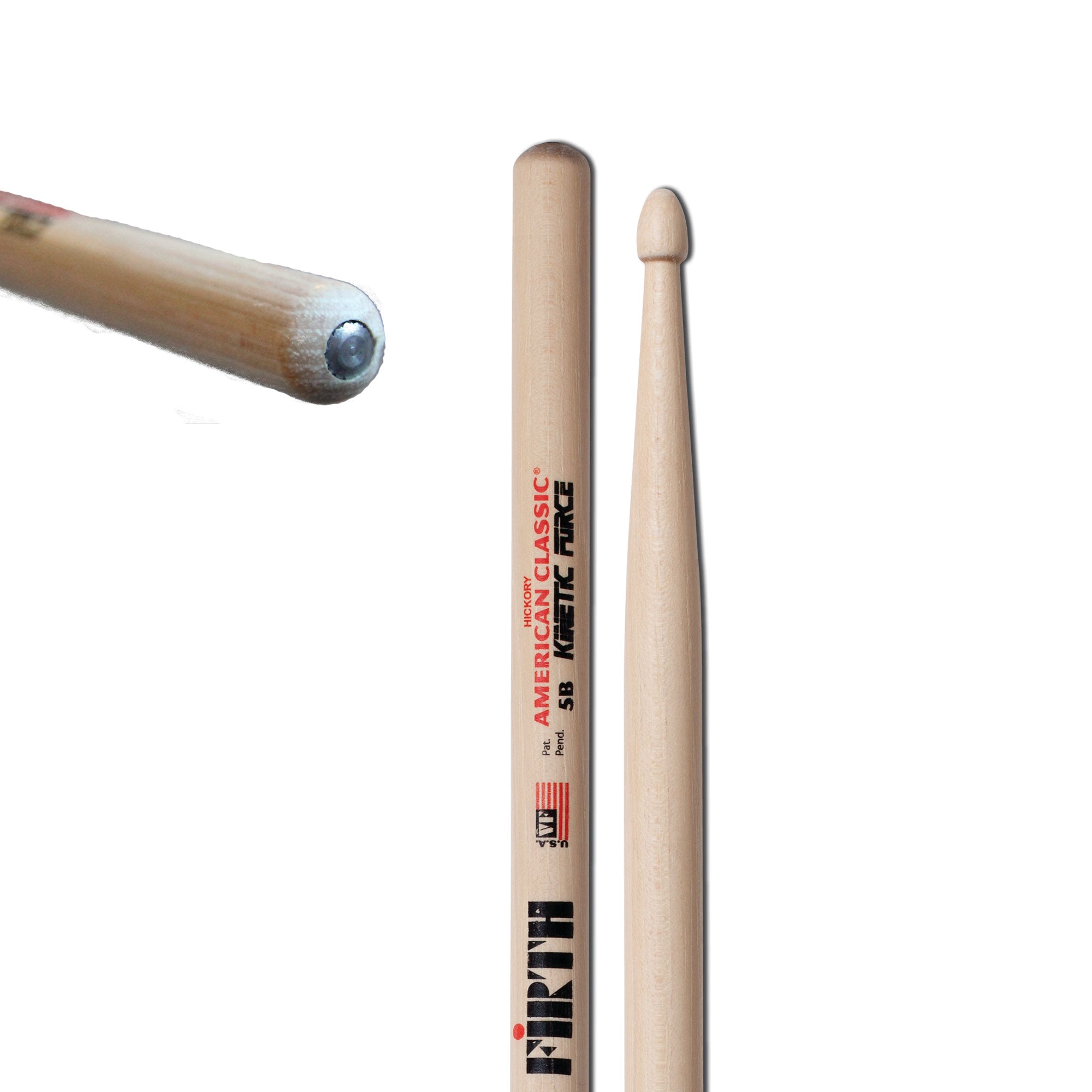 vic-firth-american-classic-5b-kinetic-force-baguettes-batterie image 4