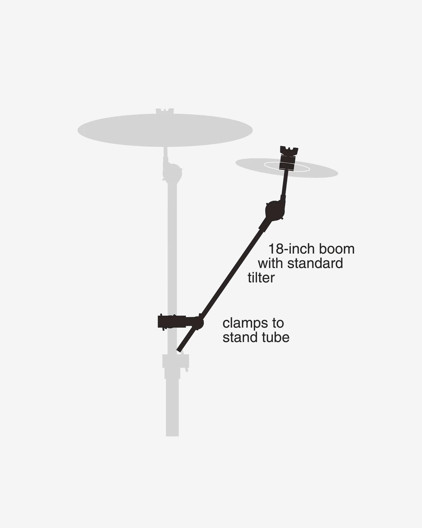gibraltar-chrome-series-sc-clbac-bras-cymbale-18-clamp-rotatif image 2
