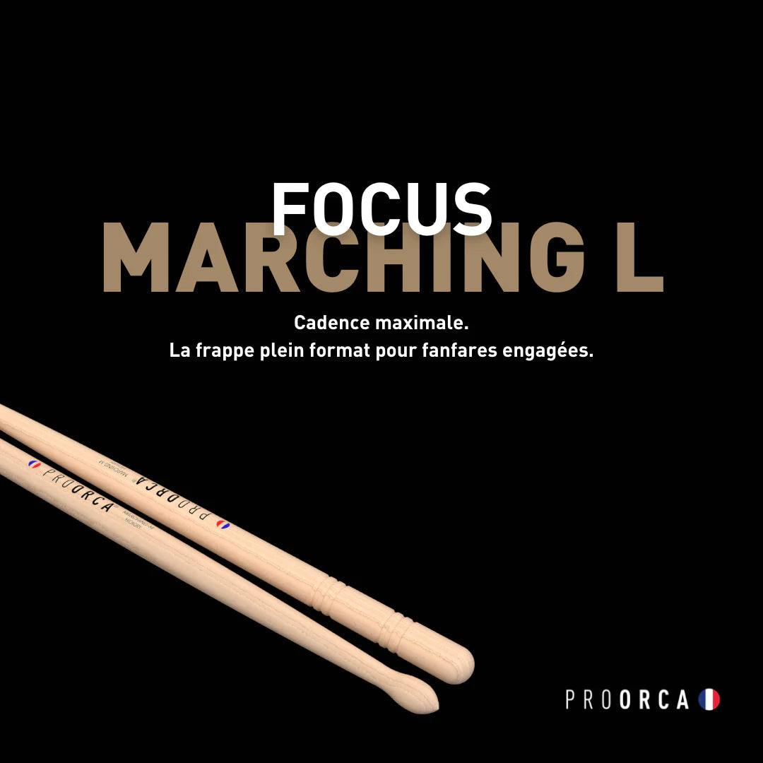 pro-orca-marching-l-baguettes-tambour-hickory-longues image 5