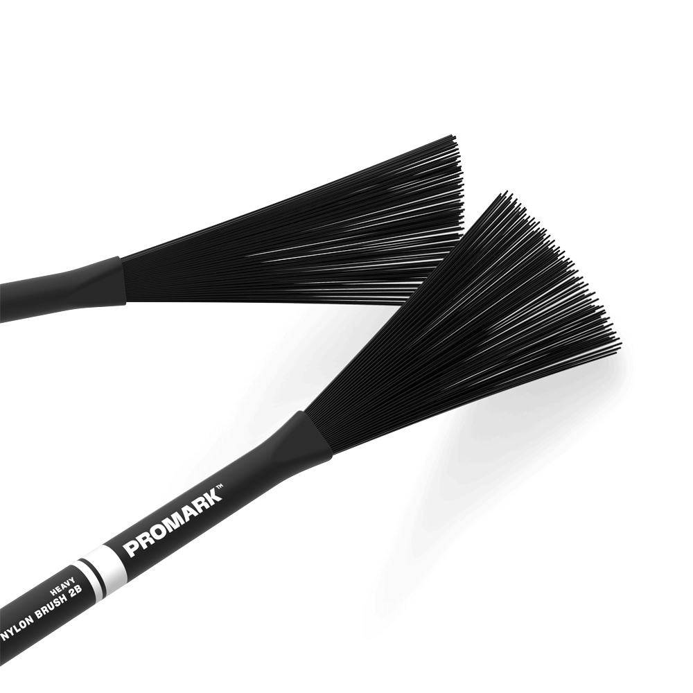promark-signature-heavy-nylon-brush-2b-balai-batterie image 1